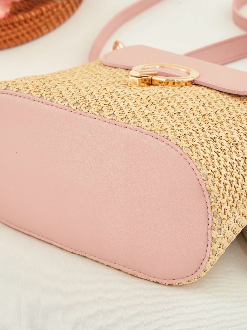 Pink Sarah & Stone bag - The Winona Bucket Bag - Picture 9 of 10